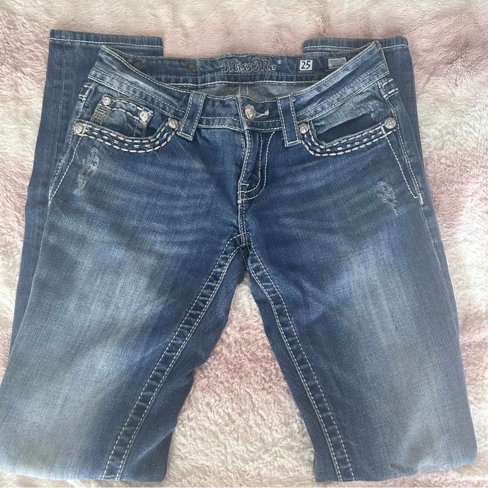 Miss Me Women's Dark Blue Boot Cut Jeans